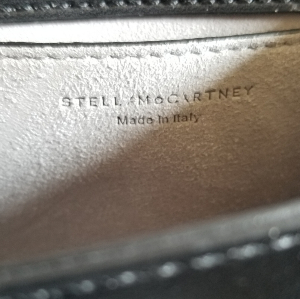 Stella McCartney Falabella Small Crossbody Bag Black Silver - Picture 8 of 10